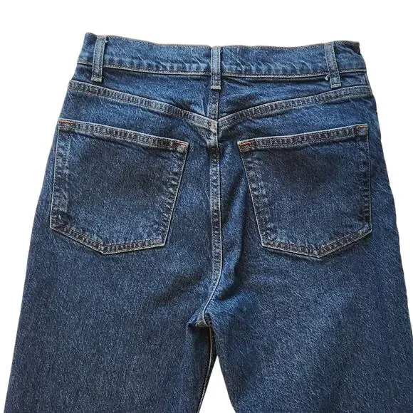 Reformation Liza Ultra High Rise Straight Jeans, Huntington Wash, size 28 - Picture 9 of 11